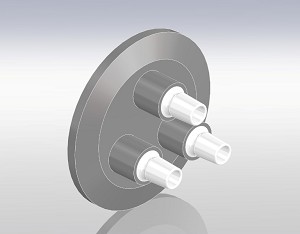 Feedthrough Mini HV, ISO-KF Flange